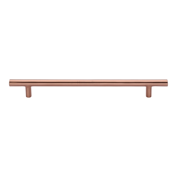 C0361 203-SRG • 203 x 267 x 32mm • Satin Rose Gold • Heritage Brass Pedestal 11mm Ø Cabinet Pull Handle